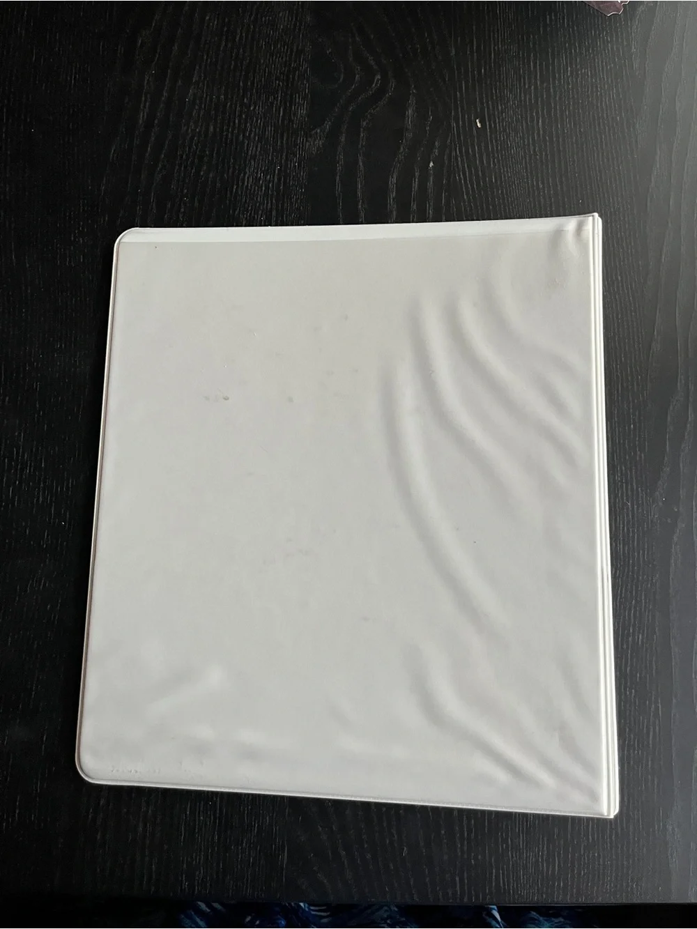 1-Inch White 3-Ring Binder View Clear Overlay Pocket